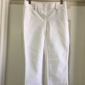 Sz 00 White House Black Market Straight Crop Pant